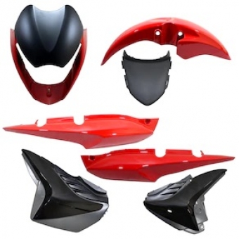 KIT CARENAGEM TITAN 150 VERMELHO 10