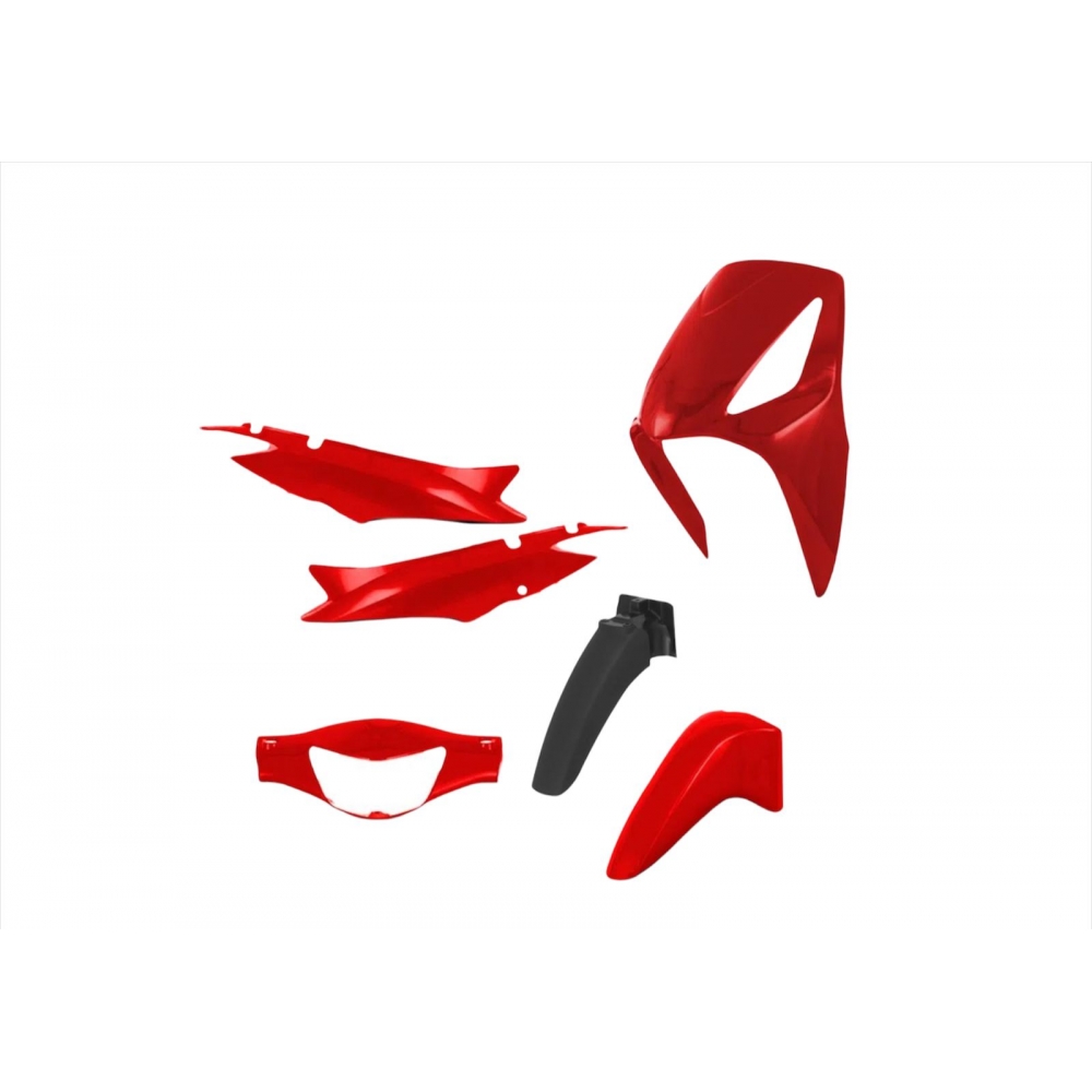 KIT CARENAGEM BIZ 125 VERMELHO 10