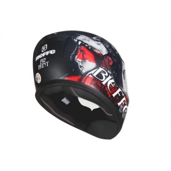 CAPACETE B-12 HUNT PTO F/VERMELHO 60