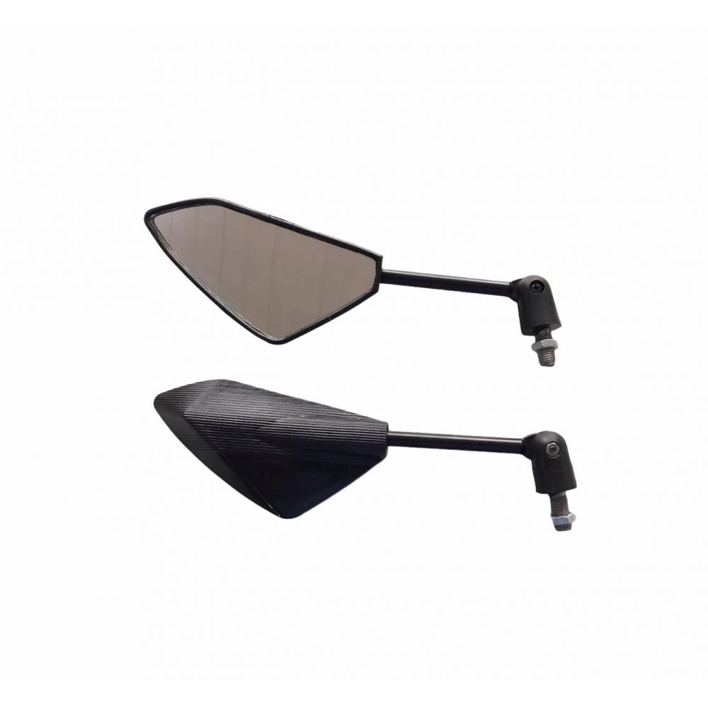 RETROVISOR ESPORTIVO SPIDER PRETO ARTICULADO (PAR)