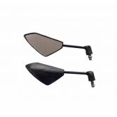 RETROVISOR ESPORTIVO SPIDER PRETO ARTICULADO (PAR)
