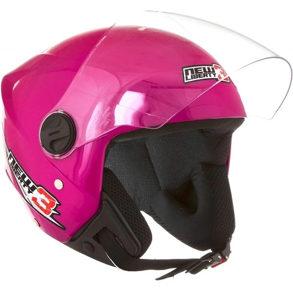 CAPACETE NEW LIBERTY 3 ROSA 56