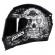 CAPACETE AXXIS EAGLE SKULL MATT BLACK/GREY 60/L