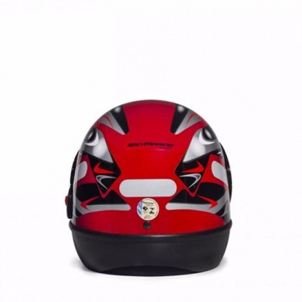 CAPACETE SAN MARINO VERMELHO 58