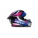CAPACETE AERO BRANCO/PINK/AZUL 62
