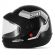 CAPACETE SM PRETO/BRANCO 60