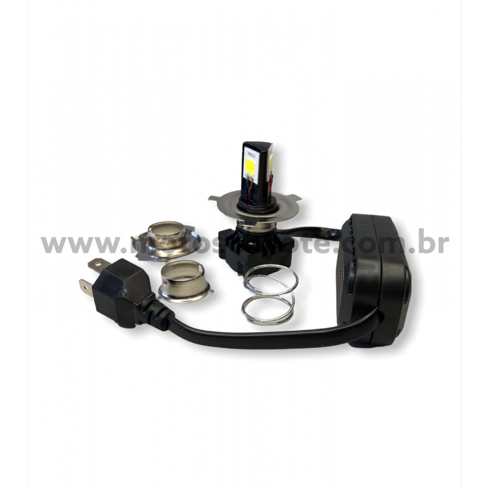 LAMPADA FAROL LED TITAN 125/150/160 3 LED COM REAT