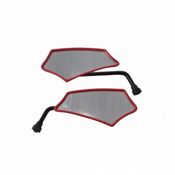 RETROVISOR GOLD VERMELHO P/ YAMAHA