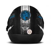 CAPACETE SUPER SPORT PRETO/AZUL 60 788