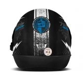 CAPACETE SUPER SPORT PRETO/AZUL 60 788