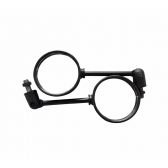 RETROVISOR MEDIO REDONDO ARTICULADO P/ YAMAHA