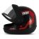 CAPACETE SM PRETO/VERMELO 56