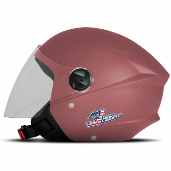 CAPACETE NEW LIBERTY 3 ELITE ROSA BABY PINK 56