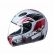 CAPACETE MOTOSKY PHANTOM BRANCO/ VERMELHO 58