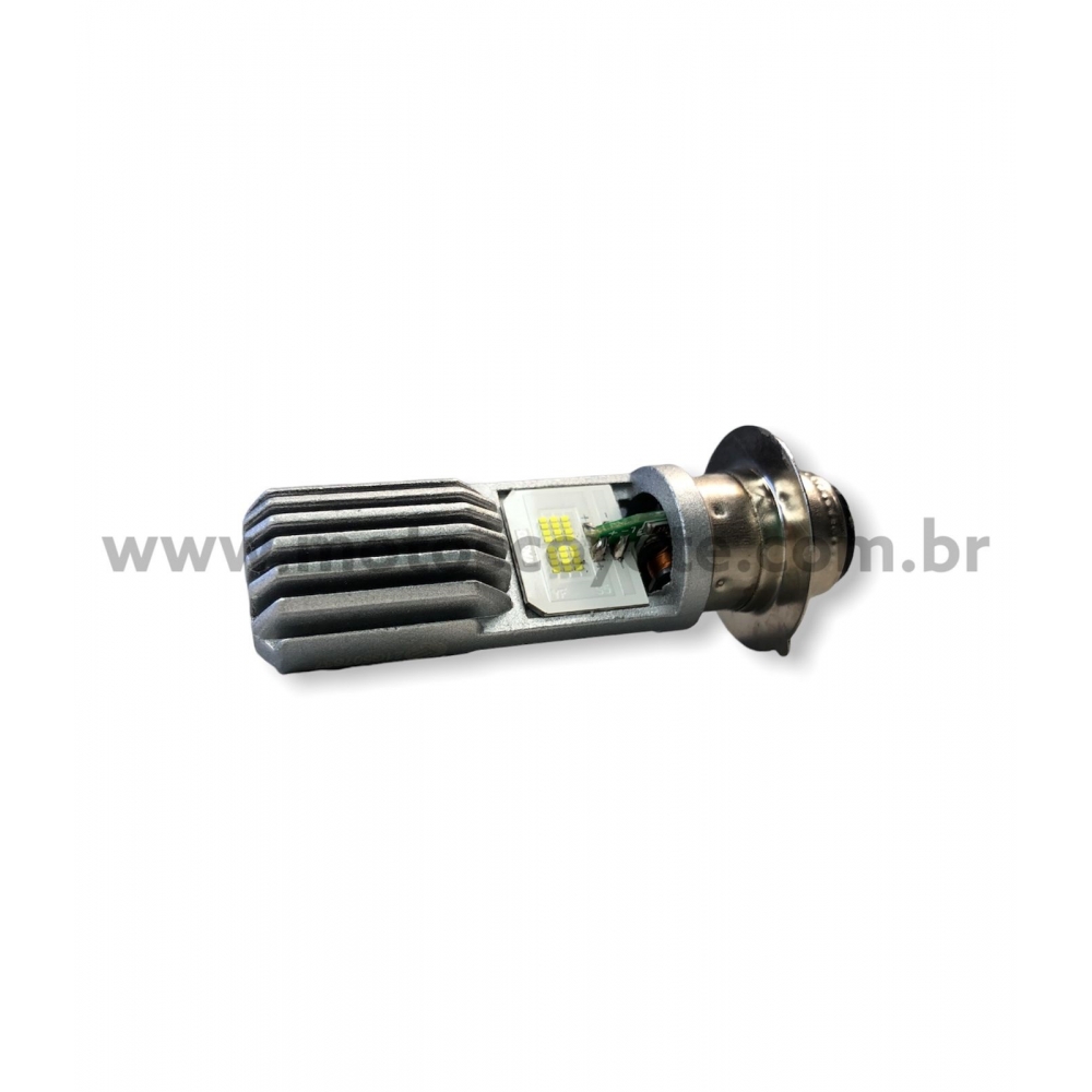 LAMPADA FAROL LED BIZ/ BROS 150 09- RACER (4-LED)