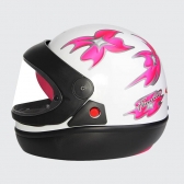 CAPACETE SAN MARINO BRANCO/ROSA 56 FEMME