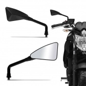 RETROVISOR ARROW PRETO HASTE PRETA ARTICULADO
