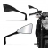 RETROVISOR ARROW PRETO HASTE PRETA ARTICULADO