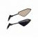 RETROVISOR ESPORTIVO SPIDER PRETO HASTE CUSTOM (PA