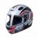 CAPACETE MOTOSKY PHANTOM BRANCO/ VERMELHO 58