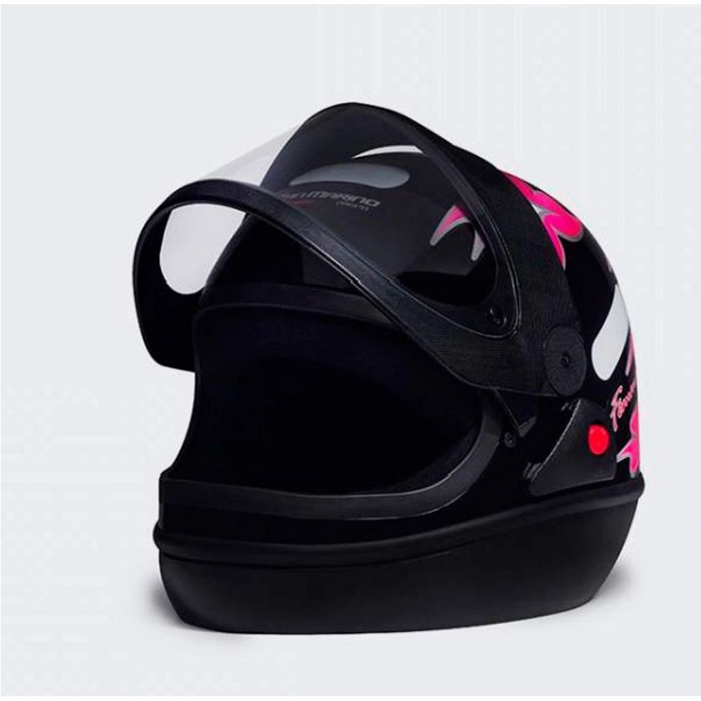 CAPACETE SAN MARINO PRETO 60 FEMME