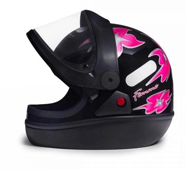 CAPACETE SAN MARINO PRETO 56 FEMME