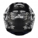 CAPACETE AXXIS EAGLE SKULL MATT BLACK/GREY 60/L