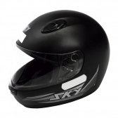 CAPACETE SKY NIMBUS PRETO FOSCO C/ A CINZA 62