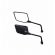RETROVISOR ASA PRETO PP MODELO PLANO P/ YAMAHA