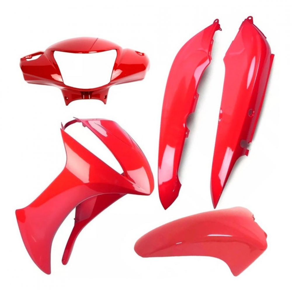 KIT CARENAGEM BIZ 125 VERMELHO 15-17 EX