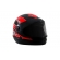 CAPACETE INTERLAGOS PRETO/ VERMELHO 62