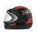 CAPACETE NEW SM PRETO/LARANJA 58