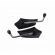 RETROVISOR GOLD BASE PRETA C/ HASTE CROMADA (PAR)