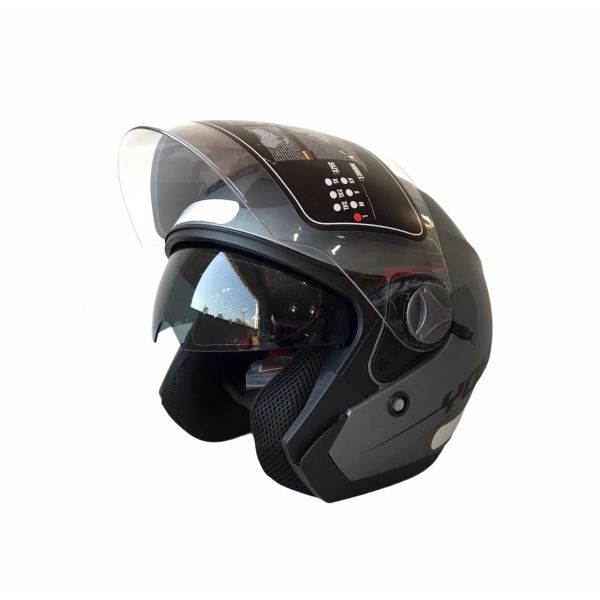 CAPACETE CITY TITANIUM 60 FOSCO