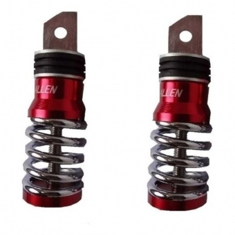 PEDALEIRA TRAS. TITAN/ BIZ/ YBR/ POP VERMELHO