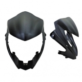 CARENAGEM FAROL LATERAL CB 300 PRETO 09-15