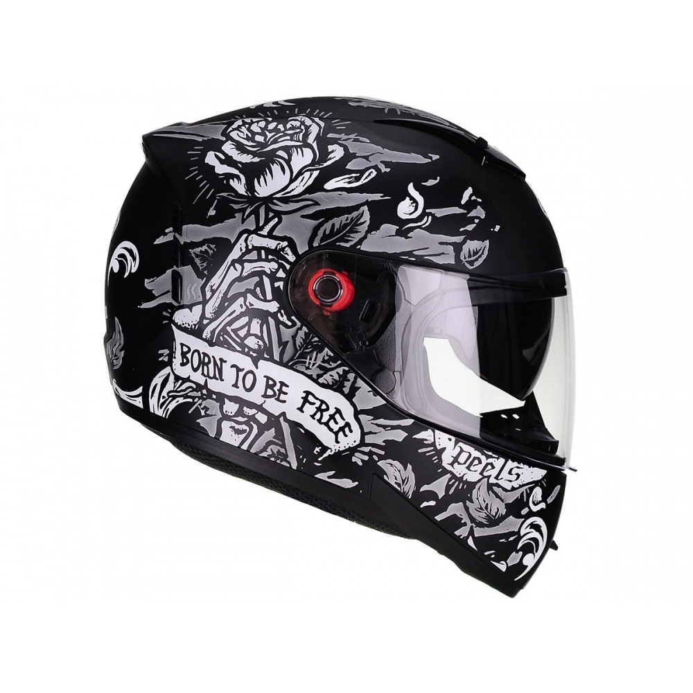 CAPACETE ICON FREEDOM PRETO F/BCO 58