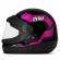 CAPACETE SM PRETO/ROSA 60