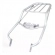 BAGAGEIRO BROS 125/150 03-08 FIXO CROMADO