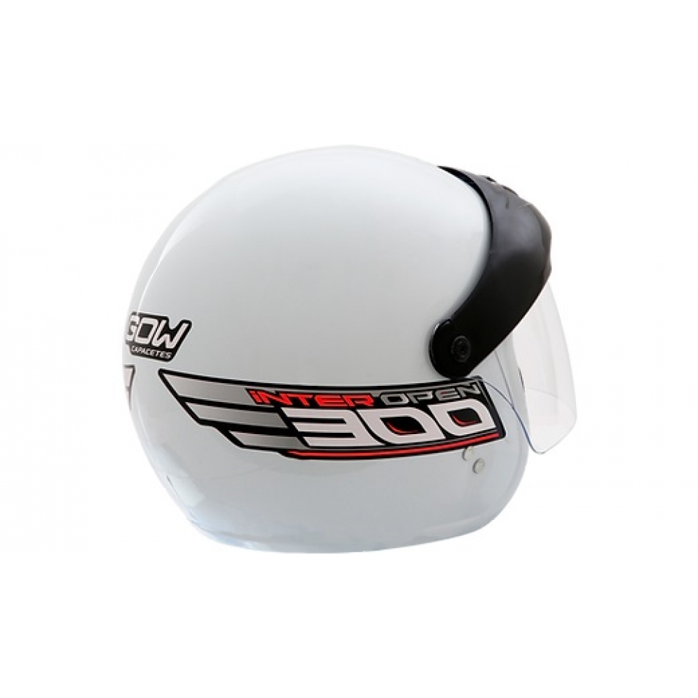 CAPACETE INTER OPEN 300 BRANCO 58