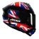 CAPACETE AXXIS DRAKEN UK GLOSS BLACK/RED/BLUE 64/X