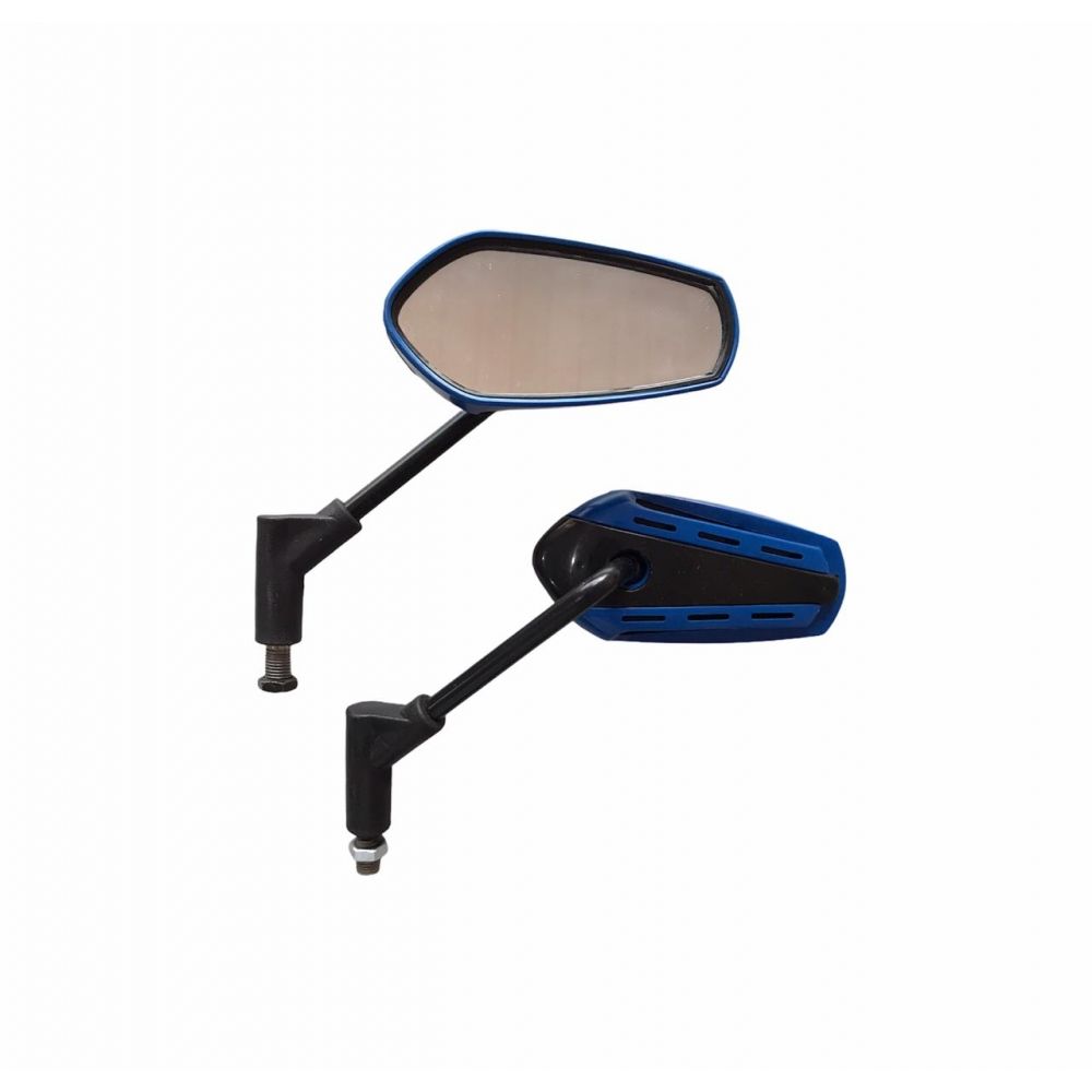 RETROVISOR PREMIUM MTX BASE AZUL HASTE CUSTOM(PAR)