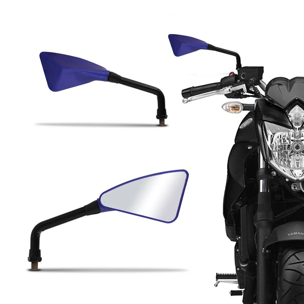 RETROVISOR ARROW AZUL HASTE PRETA ARTIC YAMAHA
