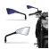 RETROVISOR ARROW AZUL HASTE PRETA ARTIC YAMAHA