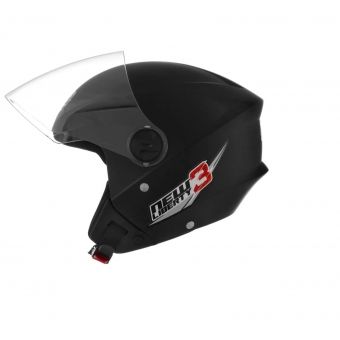 CAPACETE NEW LIBERTY 3 PRETO FOSCO 56