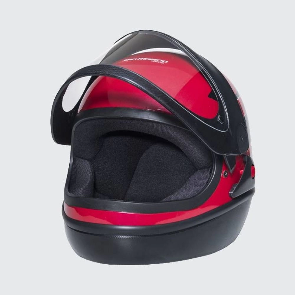 CAPACETE SAN MARINO TITANIUN VERMELHO/PRETO 58