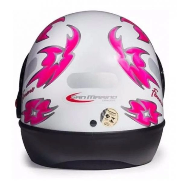 CAPACETE SAN MARINO BRANCO 58 FEMME
