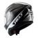 CAPACETE NEW RACE BLOCK PRETO/ BRANCO 58