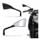 RETROVISOR ARROW PRETO HASTE PRETA ARTICUL YAMAHA