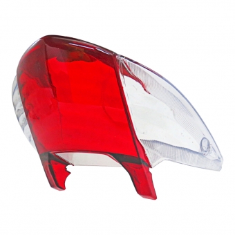 LENTE LANTERNA TRASEIRA BIZ 125 2006-2010 VERMELHA